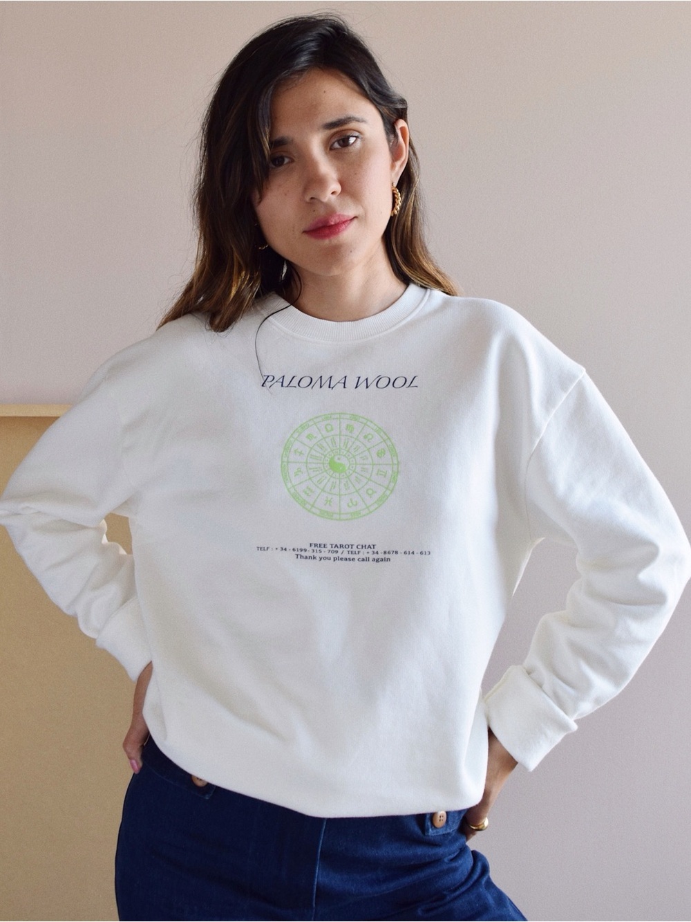 RARE Paloma Wool Hotel Tarot Sweatshirt Zodiac Graphic Crewneck
- Size S